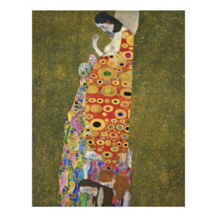 Gustav Klimt's Hope II (1907-1908) famous painting Photo Print