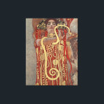 Gustav Klimt's Hygieia famous painting.  Canvas Print<br><div class="desc">Gustav Klimt's Hygieia famous painting. Canvas Print</div>