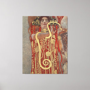 Gustav Klimt's Hygieia famous painting.  Canvas Print