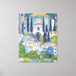 Gustav Klimt's Kirche in Cassone painting   Canvas Print<br><div class="desc">Gustav Klimt's Kirche in Cassone painting Canvas Print.</div>