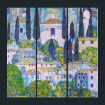 Gustav Klimt's Kirche in Cassone painting   Triptych<br><div class="desc">Gustav Klimt's Kirche in Cassone painting Triptych.</div>