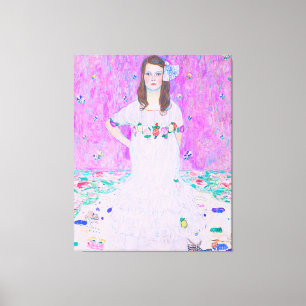 Gustav Klimt's Mäda Primavesi paintng Canvas Print