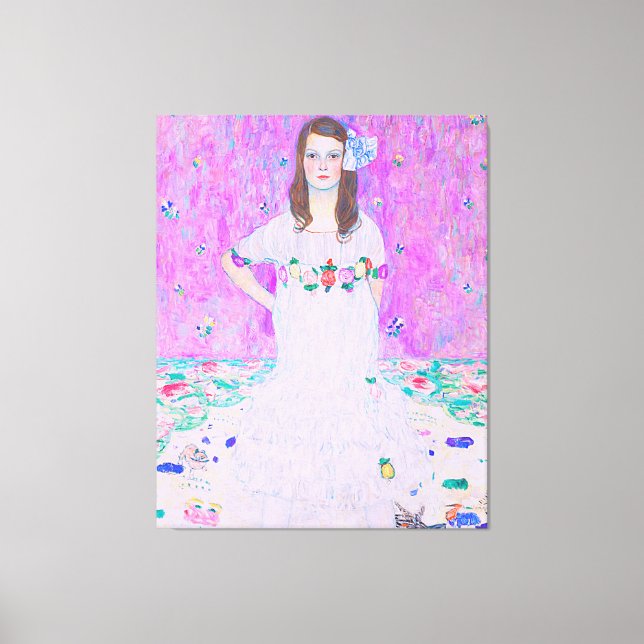 Gustav Klimt's Mäda Primavesi paintng   Canvas Print (Front)