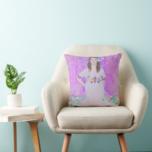 Gustav Klimt's Mäda Primavesi paintng   Cushion