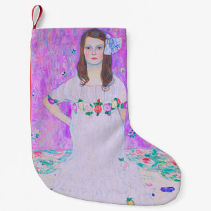 Gustav Klimt's Mäda Primavesi paintng Small Christmas Stocking
