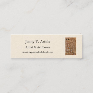 Gustav Klimt's Painting: The Expectation (1908) Mini Business Card