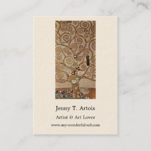 Gustav Klimt's Painting "The Tree of Life" (1909) Business Card