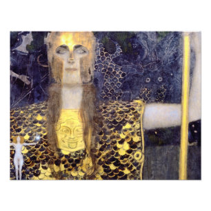 Gustav Klimt's Pallas Athena famous painting  Photo Print