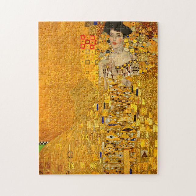 Gustav Klimt's Portrait of Adele Bloch-Bauer I  Jigsaw Puzzle (Vertical)