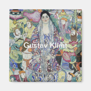Gustav Klimt's Portrait of Friederike Maria Beer Magnet
