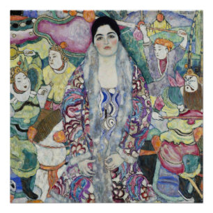 Gustav Klimt's Portrait of Friederike Maria  Poster