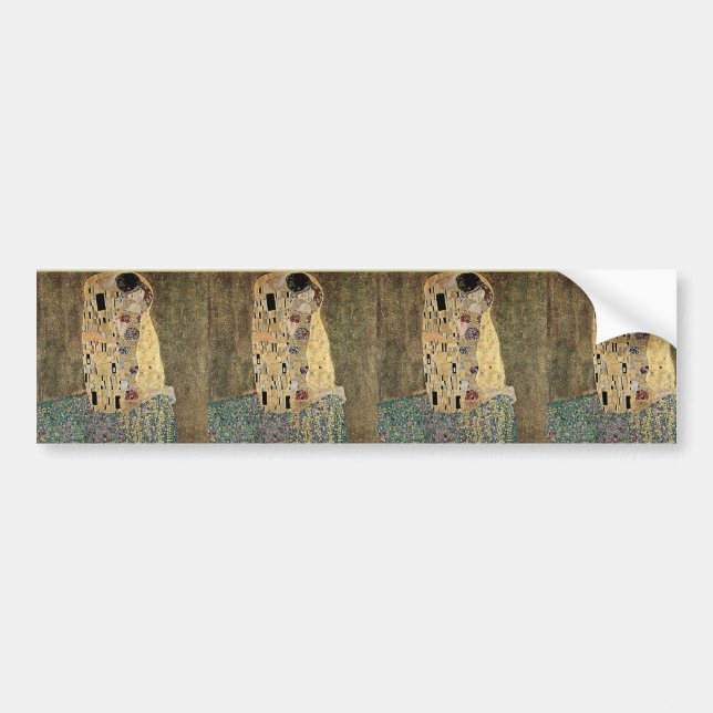 Gustav Klimt's The Kiss (circa 1908) Bumper Sticker (Front)