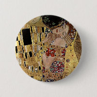 Gustav Klimt's The Kiss Detail (circa 1908)