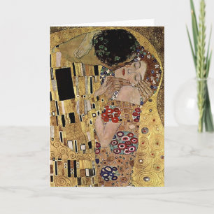 Gustav Klimt's The Kiss Detail (circa 1908) Card