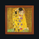 Gustav Klimt's The Kiss famous painting. Desk Organiser<br><div class="desc">Gustav Klimt's The Kiss famous painting. Favour Box .
Famous Gustav Klimt painting.</div>