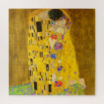 Gustav Klimt's The Kiss famous painting.   Jigsaw Puzzle<br><div class="desc">Gustav Klimt's The Kiss famous painting. jigsaw puzzle .
Famous Gustav Klimt painting.</div>