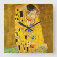 Gustav Klimt's The Kiss famous painting