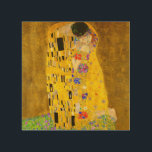Gustav Klimt's The Kiss famous painting.    Wood Wall Art<br><div class="desc">Gustav Klimt's The Kiss famous painting. Wood Wall Art.
Famous Gustav Klimt painting.</div>