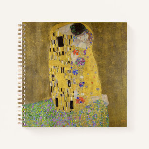 Gustav Klimt's The Kiss Painting Art Notebook