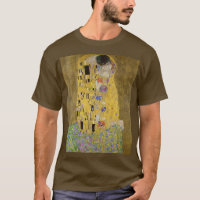 Gustav Klimt's The Kiss Painting Art 