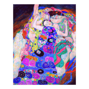 Gustav Klimt's The Virgin (1913) famous painting.  Photo Print