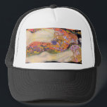 Gustav Klimt's Water Serpents II famous painting Trucker Hat<br><div class="desc">Gustav Klimt's Water Serpents II (1907) famous painting. gustav klimt, klimt, art nouveau, gustav klimt the kiss, the kiss, gold, gustav, symbolism, love, vintage, klimt freyas tears, klimt the tree of life, fine art, kiss, art history, masterpiece, flowers, art, masters, art masters, beautiful, floral, lovers, romance, golden, garden, colourful, romantic,...</div>