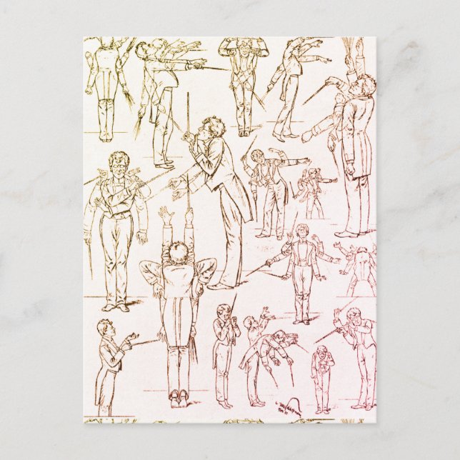 Gustav Mahler - Conducting Postcard (Front)