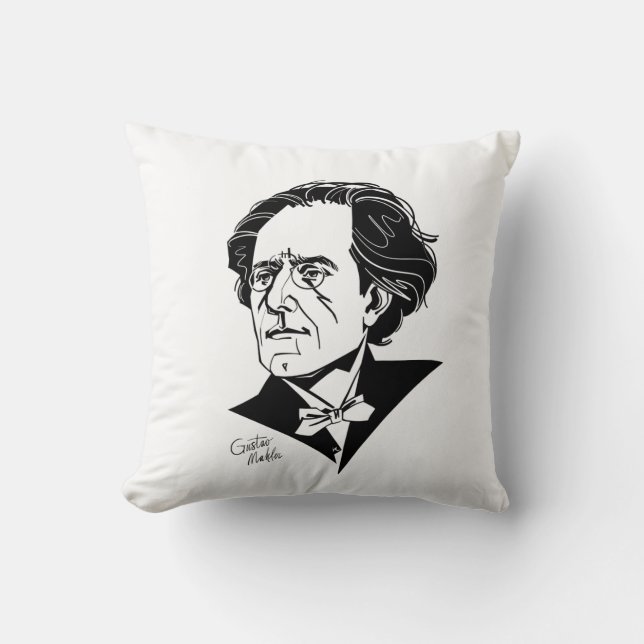 Gustav Mahler Cushion (Front)