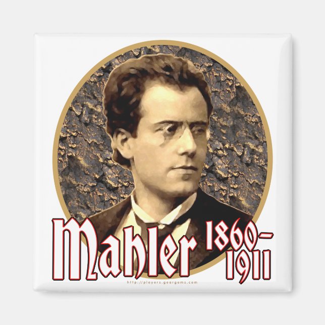 Gustav Mahler Magnet (Front)