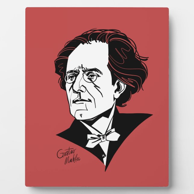 Gustav Mahler Plaque (Front)