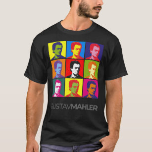 Gustav Mahler pop-art portrait poster Classic T-Sh T-Shirt