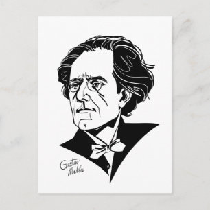 Gustav Mahler Postcard