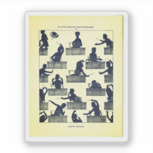 Gustav Mahler Silhouette by Otto Böhler