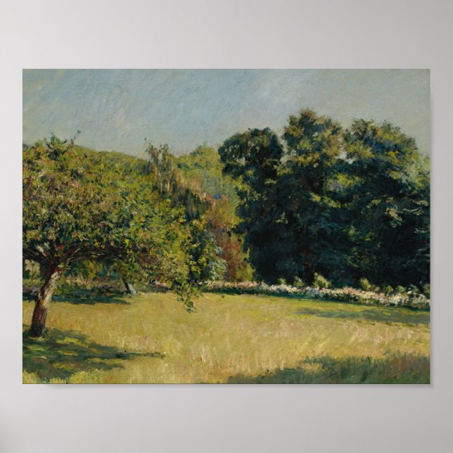 Gustave Caillebotte  - A Garden in Trouville Poster (Front)