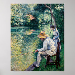Gustave Caillebotte - Angling Poster