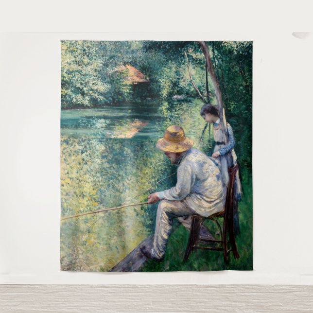 Gustave Caillebotte - Angling Tapestry (Front)
