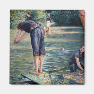 Gustave Caillebotte - Bathers, Bank of the Yerres Magnet