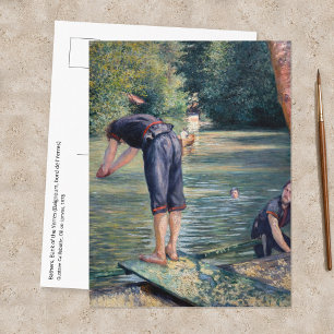 Gustave Caillebotte - Bathers, Bank of the Yerres Postcard