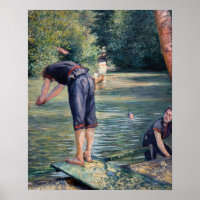 Gustave Caillebotte - Bathers, Bank of the Yerres