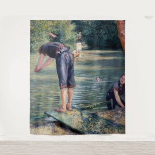 Gustave Caillebotte - Bathers, Bank of the Yerres Tapestry