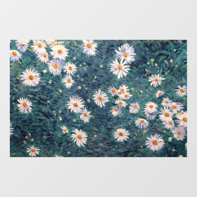 Gustave Caillebotte - Bed of Daisies, Detail (Sheet)