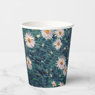 Gustave Caillebotte - Bed of Daisies, Detail Paper Cups