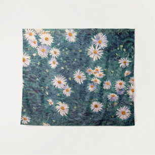 Gustave Caillebotte - Bed of Daisies, Detail Tapestry