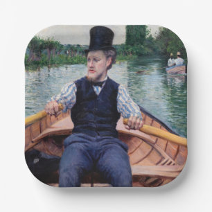 Gustave Caillebotte - Boating Party Paper Plate