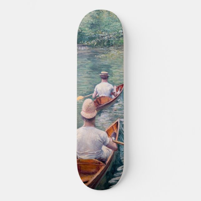 Gustave Caillebotte - Canoes on the Yerres Skateboard (Front)