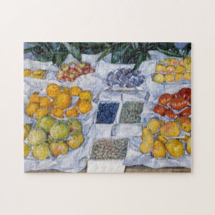 Gustave Caillebotte - Fruit Displayed on a Stand Jigsaw Puzzle