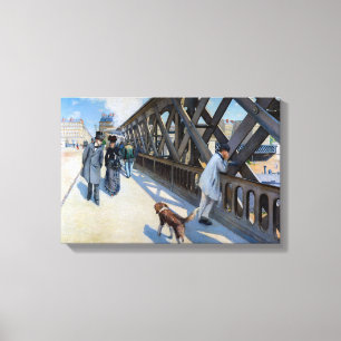 Gustave Caillebotte - Le Pont de l'Europe Canvas Print