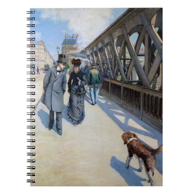 Gustave Caillebotte - Le Pont de l'Europe Notebook (Front)