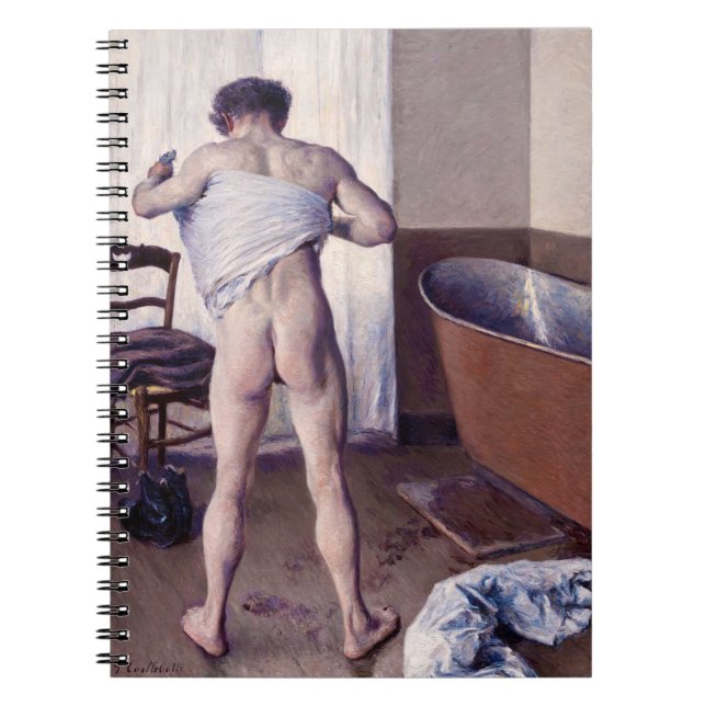 Gustave Caillebotte - Man at his Bath Notebook (Front)