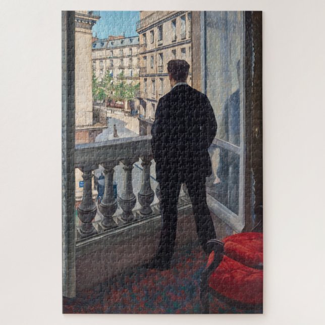 Gustave Caillebotte - Man at the Window Jigsaw Puzzle (Vertical)